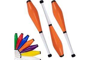 Juggle Dream Trainer Street Mazze da Giocoleria Set di 3 Trainer Club - Set di Giocoleria per Principianti e Giocolieri Avanzati (Arancione)