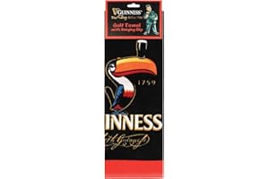 Guinness Serviette de Golf Toucan avec Clip de Suspension