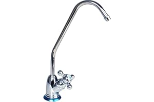 Grifo Cromado Especial para Sistemas de Ósmosis Inversa. Grifo de agua de ósmosis. Instalación sencilla y sin necesidad de piezas adicionales. Bbagua.