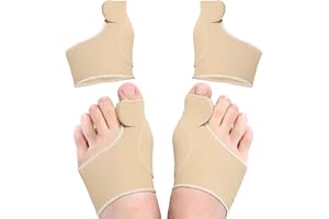 TNSOYCA Correcteur Hallux Valgus,Gros Redresseur Orteil,1 paires hallux valgus orthese corrective pour soulager la douleur,Orteil Manchons de Protection de la douleur pour Hammer Toe(Kaki)