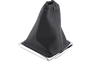 Terisass Gear Stick Gaiter PU Leather Manual Car/Car Gear Knob Cover Gaiter Replacement for Focus 2005-2012