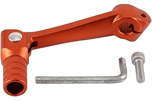 GOOFIT Orange CNC Universal Motorbike Hebel Schalthebel Aluminum Folding Gear with Tools Ersatz für T4 TGR MX6 M4 Most Dirt PitBikes ATV UTV