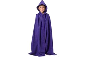 Charlie Crow Cloak or cape with hood for Kids | 11 Colours | Two sizes 3-5 and 7-9 Years.