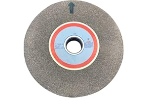 GOONSDS Rueda abrasiva para banco y pedestal, corindón marrón 125 mm x 12,7 mm x 16 mm 1 pieza,100 Grit