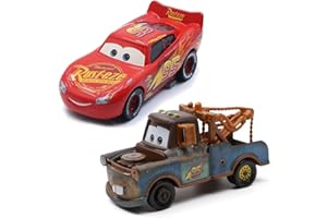 URacon Lightning-McQueen Giocattolo,2pcs Lightning-McQueen Cars Macchinine Giocattolo per Bambini Giocattolo Macchinine Modello Giocattolo in Lega Decorazioni Regalo educativi per Bambini