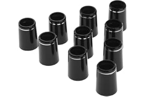 MUXSAM Lot de 10 embouts de fer de golf avec anneau en argent pour tige en fer 0,335/0,370