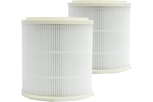 PUREBURG Paquete de 2 filtros de Aire HEPA 3 en 1 de Repuesto compatibles con el purificador de Aire LUBY HHA-50