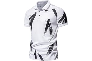 LAOSU Polo Homme Manches Courtes Grande Taille Streetwear Printemps Été Beau T-Shirt Mode Hauts Imprimé Sport Pas Cher Casual Tee Shirt Décontractés Confort Chic Col Boutonné Vintage Golf Tops