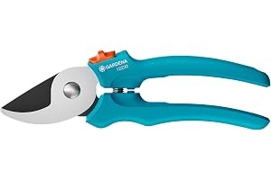 Gardena EasyCut trädgårdssax, bypass cut, 20 mm klippdiameter, ergonomiska handtag, PowerCoating blad, hållbar kvalitet, till