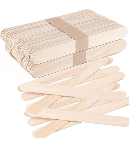 OWLKELA 300PCS Mini Lollipop Sticks 2.5 Inch Wood Craft