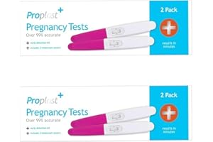 AIZOF® 4 pcs Early Pregnancy Tests - 99%+ Accurate | Home Early Detection Kit | 2 Midstream Testers | Results in Minutes (Discreet Packaging)