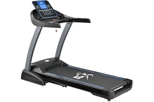 ArtSport Tapis de Course Pliable Speedrunner 7000 avec Fonction Kinomap, Surface du Tapis : 141 x 52 cm, jusqu'à 22 km/h, 22 Niveaux d'inclinaison et écran LCD, jusqu'à 150 kg