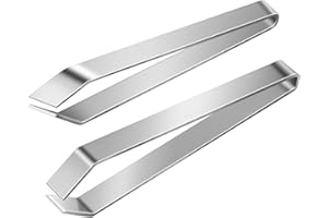 Lumi Zenva Pinzas para espinas de pescado de acero inoxidable 2pcs – Para cocina casera, preparar pescado fresco y parrillas al aire libre, punta afilada y fácil limpieza