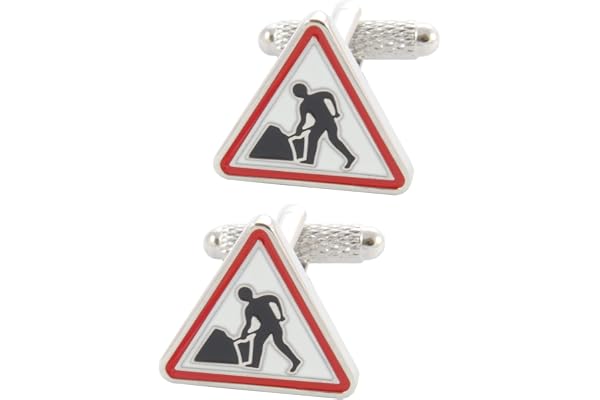 Cufflinks for Men + Presentation Box - Cars and Motorbikes - Novelty Metal Designer Fun Cufflinks - Solid Brass Metal - Automotive - One Pair