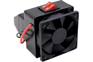 YCTZE Chauffage soufflant de voiture, 12 à 24 V, 300 W, pour camping-car, SUV, chauffage intérieur de voiture, démission, chauffage rapide, portable