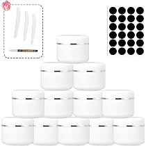 3 Pots Voyage Cosmétiques Sans Air – Distributeur Crème Solaire, Lotion | 30ml & 50ml | Flacon Pompe Anti-Gaspillage