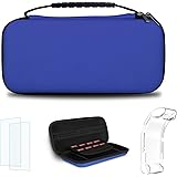Simpeak Carry Case Compatible with Switch Lite, 1 Clear Case, 2 Pack Screen Protector Accessories Kit Replacement for Switch 