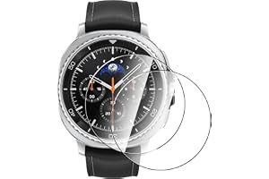 AOKUMA Härdat glas för Galaxy Watch 8 Ultra 46 mm skärmskydd, 5-pack, 9H-hårdhet, anti-repor, anti-fingeravtryck, bubbelfri, HD-klar, premiumskyddsfilm för Galaxy Watch 8 Ultra
