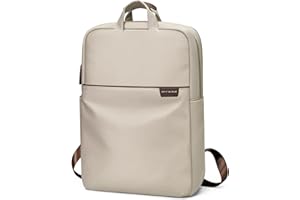 GOLF SUPAGS Plecak na laptopa damski 15,6 cala, plecak podróżny 43 cm, wodoodporny duży plecak damski z torbą antykradzieżową, biznesowy plecak na co dzień, czarny różowy