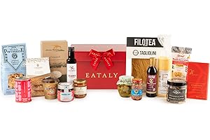 EATALY – Il Natale degli Intenditori – Cesto Gastronomico Misto Dolce e Salato – Box con 16 Prodotti Italiani Selezionati – Confezione Elegante – Perfetto per Regali e Occasioni Speciali