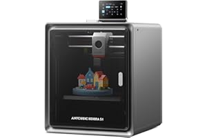 ANYCUBIC Kobra S1 3D Stampante FDM Multicolore Intelligente, 600 mm/s ad Alta Velocità, Struttura CoreXY Chiusa, Monitoraggio AI per Principianti ed Esperti, Dimensioni di Stampa 250 * 250 * 250 mm