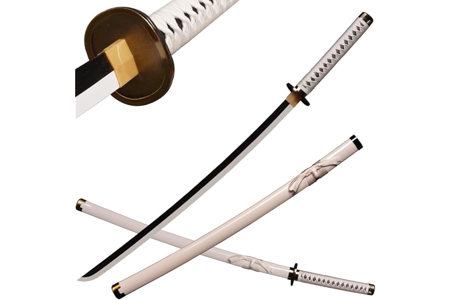ACTASITEMS Roronoa Zoro Swords Anime Cosplay Wooden Sword - 104cm,wado ichimonji Katana