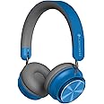ZEBRONICS Zeb-Bang PRO Bluetooth 5.0 Headphone, 30H Backup, Foldable Design, Call Function, Voice Assistant Feature, Built-in Rechargeable Battery, Type C Charging, 40mm Driver and AUX. (Blue)