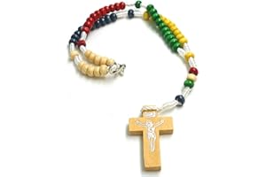 DELL'ARTE Articoli religios, Rosario missionario Legno 5mm
