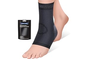 Lexniush Chevillère de Maintien Sport, Attelle Cheville de Compression, Chevillère pour Entorse, Tendinite Tendon Achille et Fasciite Plantaire, Lésion Ligamentaire, Homme et Femme, M