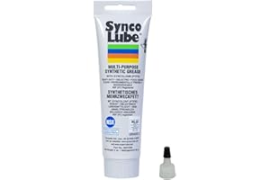 Super Synco Lube 21030 - Synthetisches Mehrzweckfett mit Syncolon (PTFE), 85g Tube + 10201 Aufsatz/Applicator