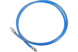 Partuto 1 st 180 cm (71 tum) universal 1/8 tum NPT fettpistol flexslang – släpvagn flexfett slangförlängning halkfri – metall