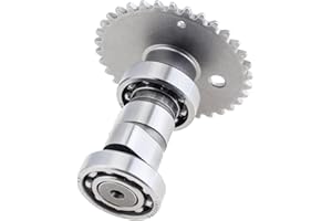 Windance GY6 50cc 60cc 80cc 100cc CNC High Performance Camshaft for 139QMB 139QMA / Scooter Moped ATV Go Karts, Alloy Steel Cam Shaft (GY6 50cc 100cc Camshaft)