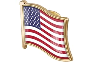 AYRSJCL 1pc American Flag Pin Badge Metal Esmalte Pin Brooche Usa Estados Unidos Bandera Pin Pin Novelty Accesorio
