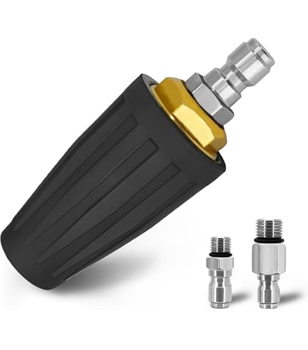 5-Pack 1/4" Quick Connect Pressure Washer Spray Nozzle Tips - 4000PSI Max