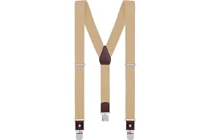 Buyless Fashion Tirantes para hombres - Correas ajustables de 122 cm 3.18 cm - En Y