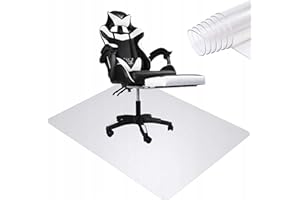 Ecarla Maty na krzesła do wielu powierzchni – jakość premium, przezroczysta, antypoślizgowa mata ochronna na krzesło biurowe – efektywna podkładka na krzesło, trwała i łatwa do czyszczenia