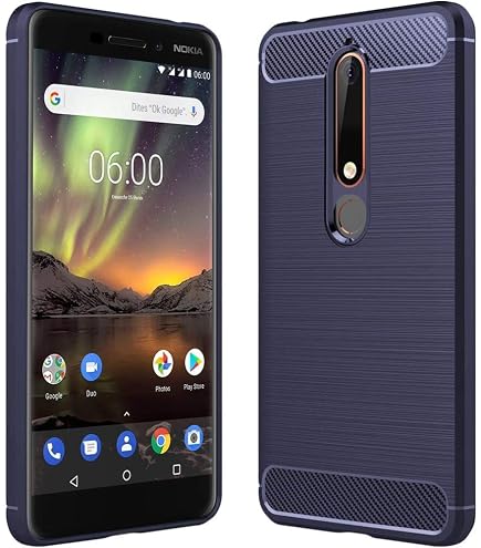 Cover Trasparente Per Nokia 6.1 / Nokia 6 (2018) - Custodia In Silicone TPU Ultra Sottile, Anti Ingiallimento, Antiurto, Con Stampa Lupo - 4