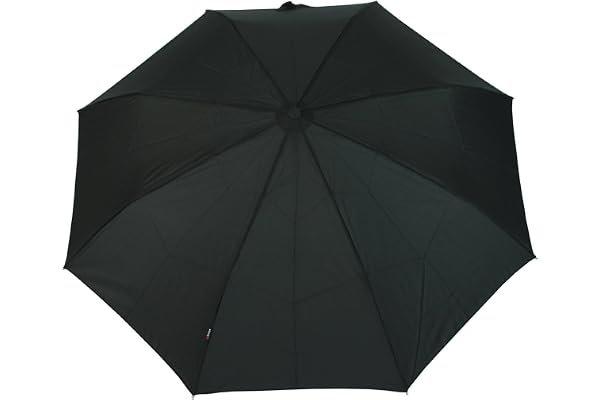 Knirps FiberT2 Duomatic 878 Parapluie Noir - Noir, Taille Unique