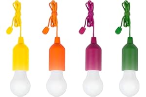 COMPRARE WEB LAMPADINA A CLIK COLORATA CON CORDA ACCENDI LUCE BIANCA A LED FESTE CAMPEGGIO PARTY BAMBINI BATTERIE INCLUSE CW330 (4 PEZZI)