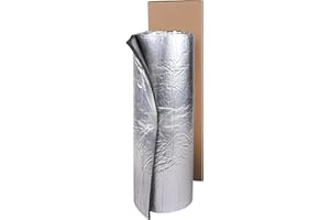 Trafagala Dämmmatte Auto Selbstklebend Motorhaube Schallschutzmatte Dämmung Isolierung Schallschutz geräuschdämmung Feuerfest,Feuchtigkeitsfest,Wasserdicht 200cm*50cm*10mm