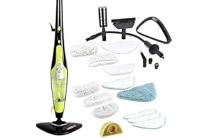 Thane H2O HD PRO – Balai vapeur 5-en-1 avec nettoyeur vapeur à main, 1500 W, chauffe en 15 s, pour sols, tapis, vitres et tissus