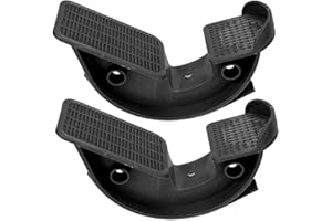 TMISHION Camilla de Pantorrilla, Balancín de Pie, 2 Piezas, Tabla Inclinada, Camilla de Pantorrilla, Tobillo, Pie, Inclinación, Tendón de Aquiles Y Herramienta de Estiramiento de Pantorrilla para(Negro)