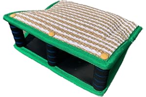 LUMoony 1Pcs Hund Beißt Sleeve Hundebiss Ärmel Schlepper Mit 3 Griffen Dauerhafte Jute Ausbildung Beißkissen Hundeziel-Beißkeil-Schleppspielzeug Hunde Schutzhülle Armschutz