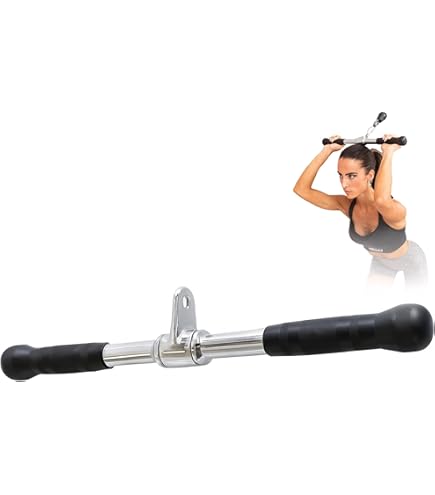 TRICEP-BAR-MULTI GYM CABLE Fixation Pousseur Traction Bas Bras Exercice EUR 26,86 - FR