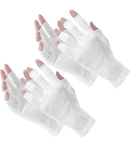 HaiFafafaing Baumwollhandschuhe Kinder Weiße Handschuhe Kommunion