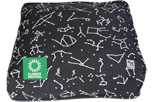 Molly Mutt Small Dog Bed Cover -Rocketman Print - Measures 22”x27”x5’’ - 100% Cotton - Durable - Breathable - Sustainable - Machine Washable Dog Bed Cover