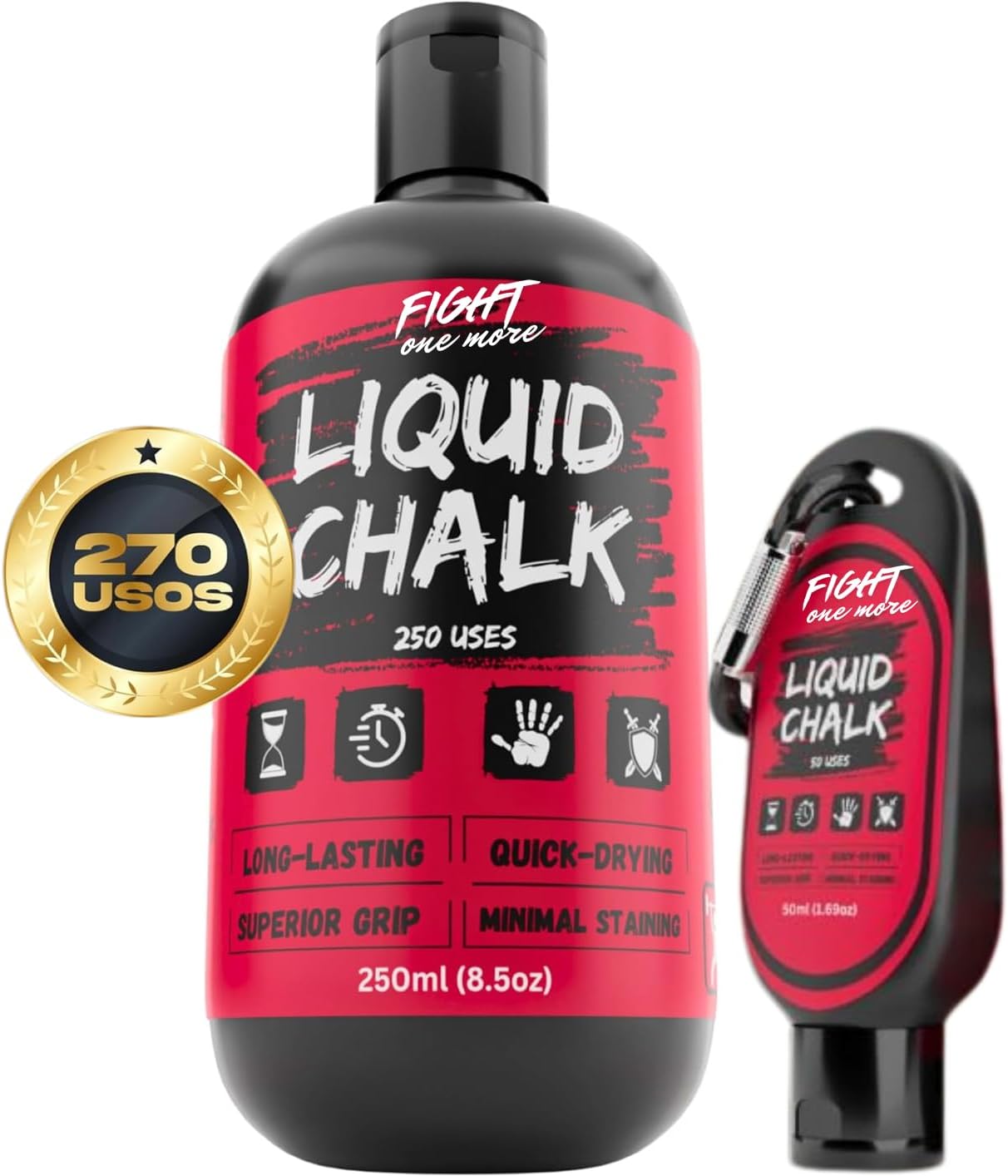Zedegran®️: Magnesio Líquido Exlusivo Color Rojo O Verde | Agarre Crossfit | Magnesio Escalada | Tiza Líquida | Liquid Chalk | Calistenia Gym Halterofilia Padel | Magnesio Gym