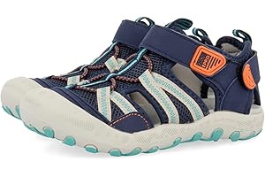 GIOSEPPO Chanclas deportivas azul marino con detalles naranjas para niño DEINZE