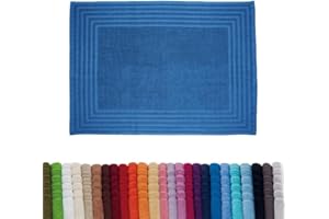 B BARCELOHOGAR Barceló Hogar 05010010112 Alfombra de rizo americano, modelo Diamante, azulón, 50 x 70 cm