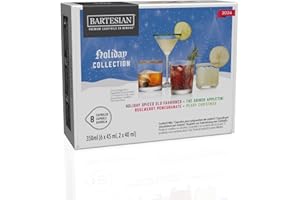 ‎BARTESIAN Bartesian Cocktail Kapseln - Holiday Collection 2024 - Sortiment mit 8 Weihnachtscocktails - Pods für Bartesian Cocktail Maschine - Alkoholfreie Mixer zum Mischen mit Spirituosen - Set mit 8 Kapseln